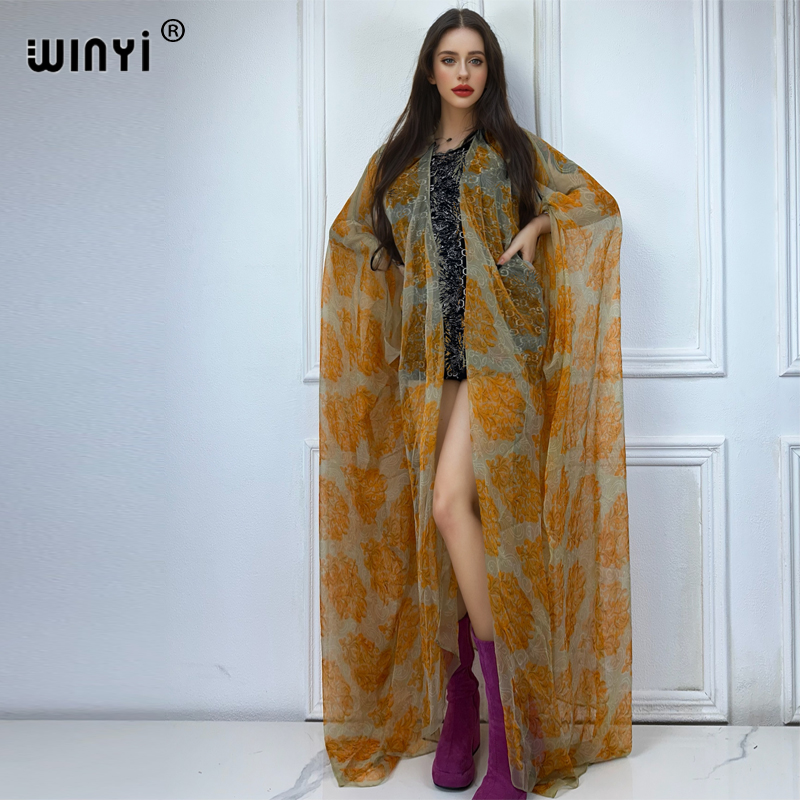 WINYI макси-кимоно, летний пер – обзор и цена Cover Up Kaftan