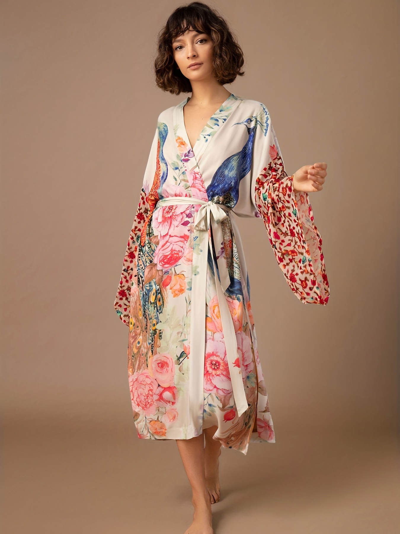 Пляжное кимоно для женщин, куп – обзор и цена Cover Up Kaftan