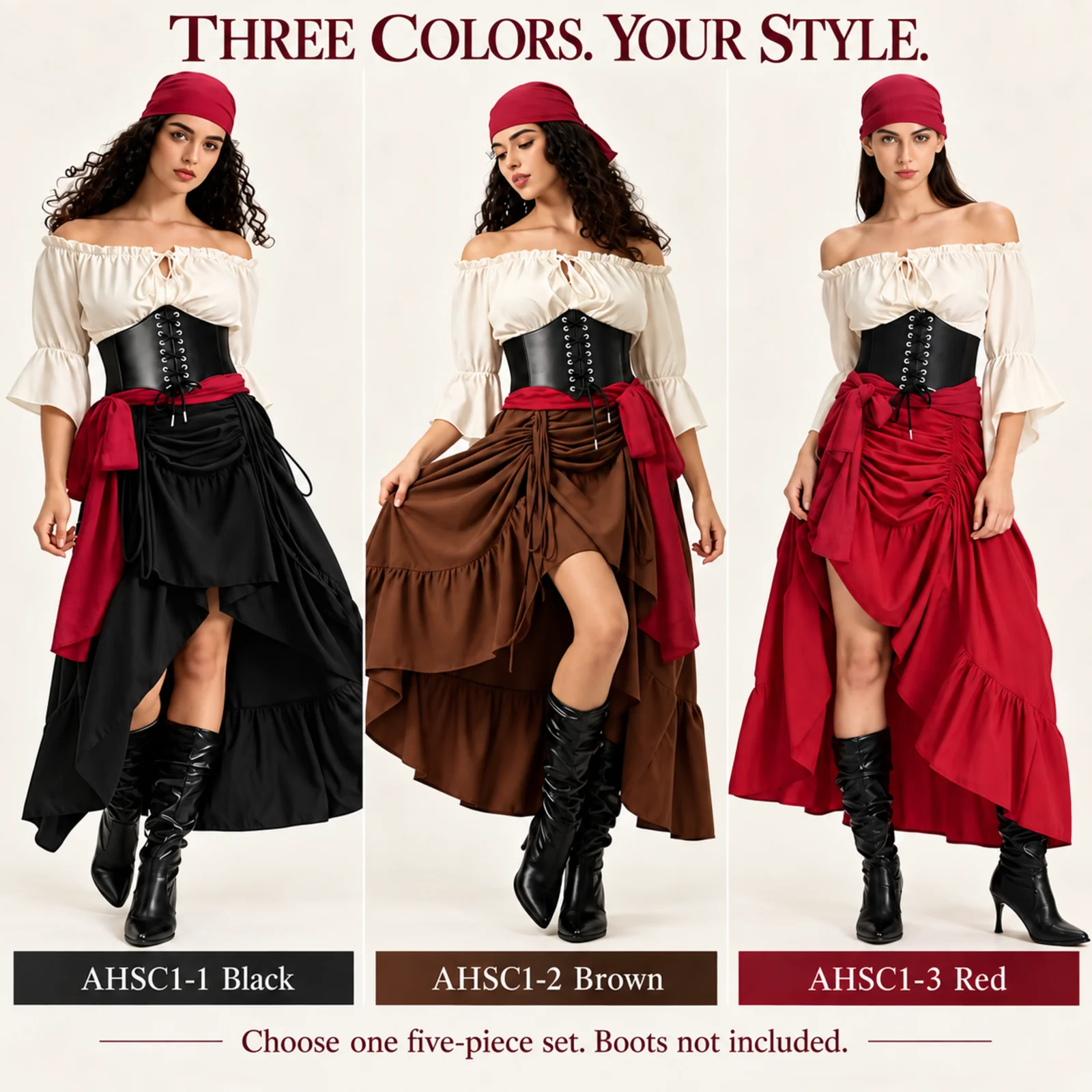 Женский костюм пирата: блузка, – обзор и цена Blouse Off Shoulder