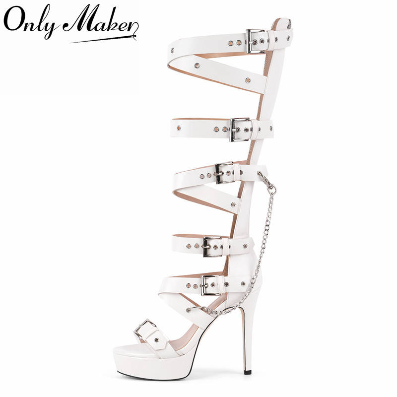 Сандалии-гладиаторы Onlymaker  – обзор и цена Sandal Strappy Heeled