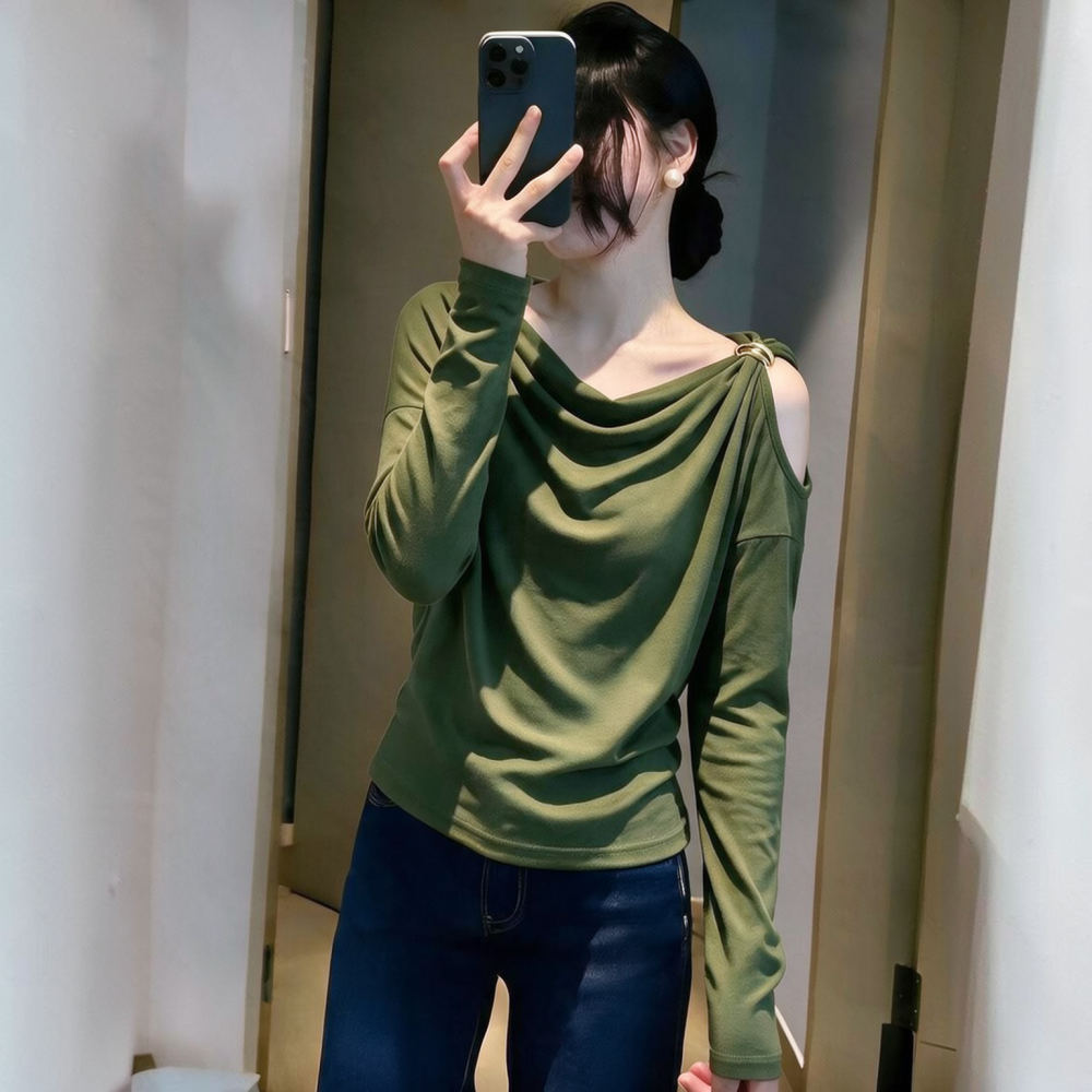 Женская облегающая блузка с дл – обзор и цена Blouse Off Shoulder