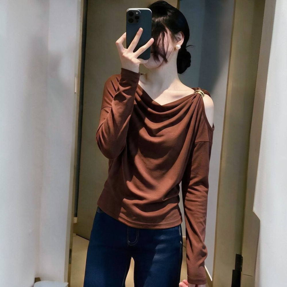 Женская облегающая блузка с дл – обзор и цена Blouse Off Shoulder
